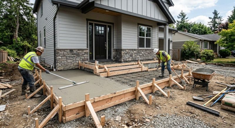 Porch Slab Installation in Denver, CO